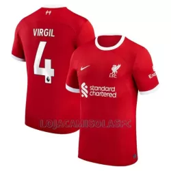 Camisola Liverpool Virgil 4 Homem Equipamento 1ª 2023/24 Camisola Liverpool Virgil 4 Homem Equipamento 1ª 2023/24