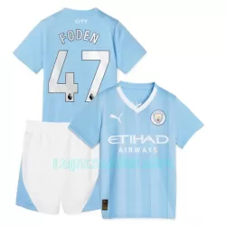 Camisola Manchester City Foden 47 Criança Equipamento 1ª 2023/24 Camisola Manchester City Foden 47 Criança Equipamento 1ª 2023/24