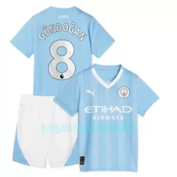 Camisola Manchester City Gündogan 8 Criança Equipamento 1ª 2023/24 Camisola Manchester City Gündogan 8 Criança Equipamento 1ª 2023/24