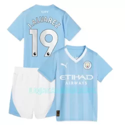 Camisola Manchester City J. Alvarez 19 Criança Equipamento 1ª 2023/24