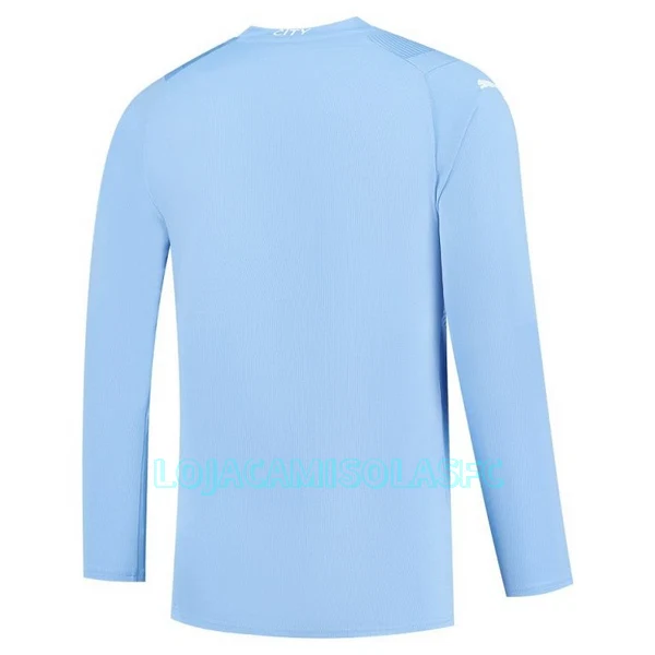 Camisola Manga Comprida Manchester City Homem Equipamento 1ª 2023/24