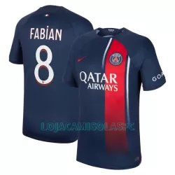 Camisola Paris Saint-Germain Fabian 8 Homem Equipamento 1ª 2023/24 Camisola Paris Saint-Germain Fabian 8 Homem Equipamento 1ª 2023/24