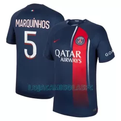 Camisola Paris Saint-Germain Marquinhos 5 Homem Equipamento 1ª 2023/24 Camisola Paris Saint-Germain Marquinhos 5 Homem Equipamento 1ª 2023/24