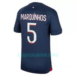 Camisola Paris Saint-Germain Marquinhos 5 Homem Equipamento 1ª 2023/24