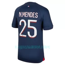 Camisola Paris Saint-Germain N.Mendes 25 Homem Equipamento 1ª 2023/24