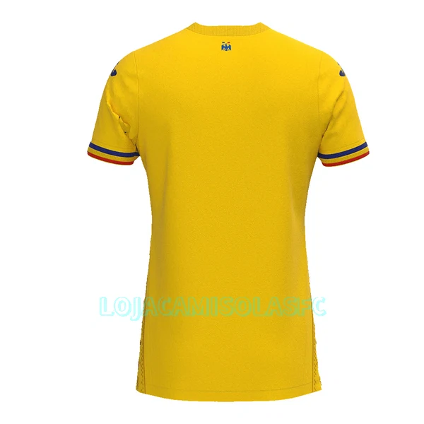 Camisola Romênia Homem Equipamento 1ª 2023