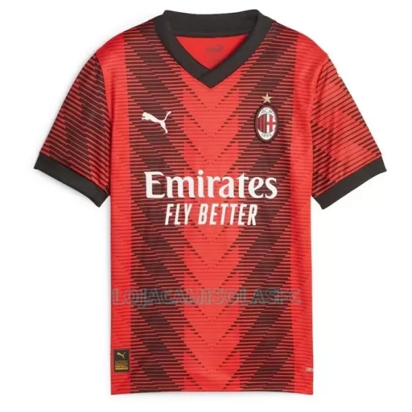 Camisola AC Milan Criança Equipamento 1ª 2023/24