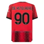 Camisola AC Milan De Ketelaere 90 Homem Equipamento 1ª 2023/24