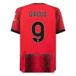Camisola AC Milan Giroud 9 Homem Equipamento 1ª 2023/24