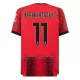 Camisola AC Milan Ibrahimovic 11 Criança Equipamento 1ª 2023/24