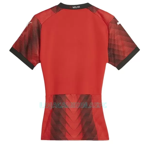 Camisola AC Milan Mulher Equipamento 1ª 2023/24
