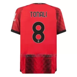 Camisola AC Milan Tonali 8 Homem Equipamento 1ª 2023/24 Camisola AC Milan Tonali 8 Homem Equipamento 1ª 2023/24