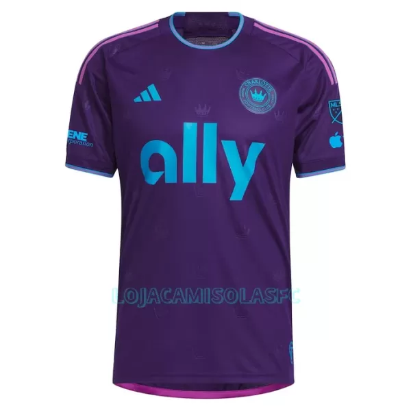 Camisola Charlotte FC Homem Equipamento 2ª 2023/24