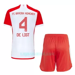 Camisola FC Bayern de Munique De Ligt 4 Criança Equipamento 1ª 2023/24 Camisola FC Bayern de Munique De Ligt 4 Criança Equipamento 1ª 2023/24