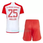 Camisola FC Bayern de Munique Thomas Müller 25 Criança Equipamento 1ª 2023/24