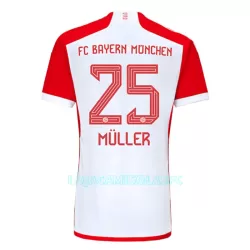 Camisola FC Bayern de Munique Thomas Müller 25 Homem Equipamento 1ª 2023/24 Camisola FC Bayern de Munique Thomas Müller 25 Homem Equipamento 1ª 2023/24