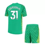 Camisola Guarda-Redes Manchester City Ederson Criança Equipamento 1ª 2023/24