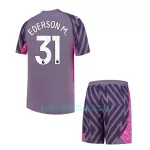 Camisola Guarda-Redes Manchester City Ederson Criança Equipamento 2ª 2023/24