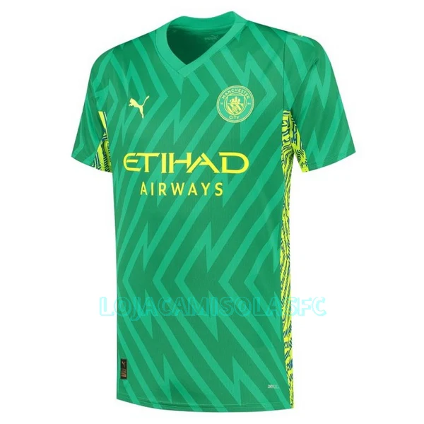 Camisola Guarda-Redes Manchester City Ederson Homem Equipamento 1ª 2023/24