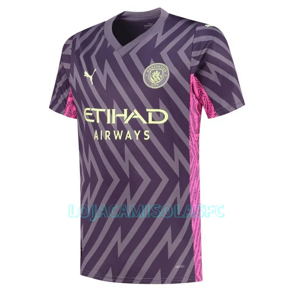 Camisola Guarda-Redes Manchester City Ederson Homem Equipamento 2ª 2023/24