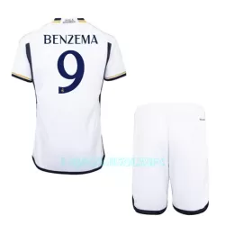 Camisola Real Madrid Benzema 9 Criança Equipamento 1ª 2023/24