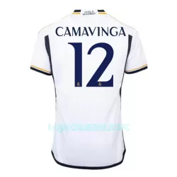 Camisola Real Madrid Camavinga 12 Homem Equipamento 1ª 2023/24 Camisola Real Madrid Camavinga 12 Homem Equipamento 1ª 2023/24