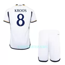 Camisola Real Madrid Kroos 8 Criança Equipamento 1ª 2023/24 Camisola Real Madrid Kroos 8 Criança Equipamento 1ª 2023/24