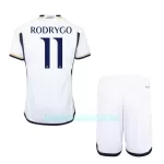 Camisola Real Madrid Rodrygo 11 Criança Equipamento 1ª 2023/24