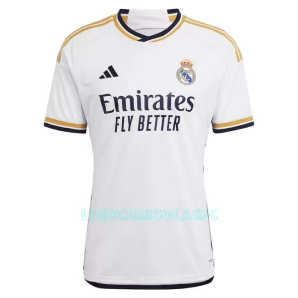 Camisola Real Madrid Rodrygo 11 Criança Equipamento 1ª 2023/24