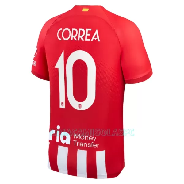 Camisola Atlético Madrid Correa 10 Homem Equipamento 1ª 2023/24