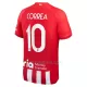 Camisola Atlético Madrid Correa 10 Homem Equipamento 1ª 2023/24