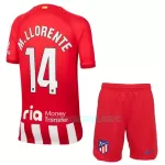 Camisola Atlético Madrid M. Llorente 14 Criança Equipamento 1ª 2023/24