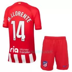 Camisola Atlético Madrid M. Llorente 14 Criança Equipamento 1ª 2023/24 Camisola Atlético Madrid M. Llorente 14 Criança Equipamento 1ª 2023/24