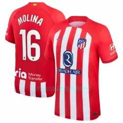 Camisola Atlético Madrid Molina 16 Homem Equipamento 1ª 2023/24 Camisola Atlético Madrid Molina 16 Homem Equipamento 1ª 2023/24