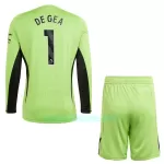 Camisola Guarda-Redes Manchester United De Gea 1 Criança Equipamento 1ª 2023/24 Manga Comprida