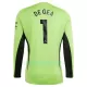Camisola Guarda-Redes Manchester United De Gea 1 Criança Equipamento 1ª 2023/24 Manga Comprida