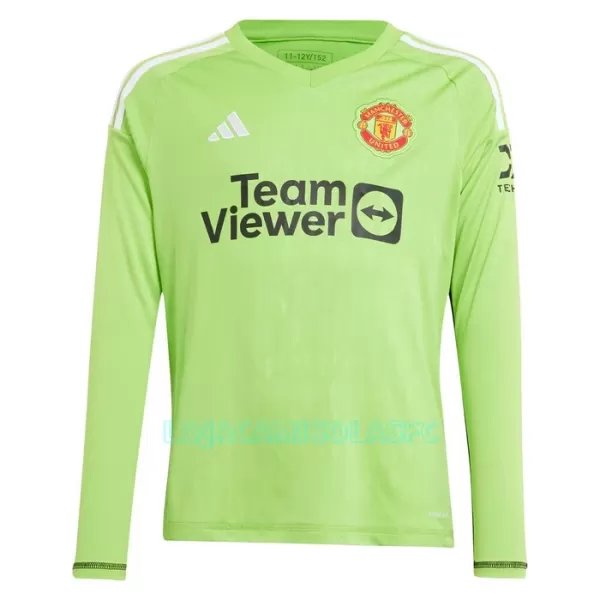 Camisola Guarda-Redes Manchester United Heaton 22 Homem Equipamento 1ª 2023/24 Manga Comprida