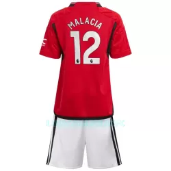 Camisola Manchester United Malacia 12 Criança Equipamento 1ª 2023/24
