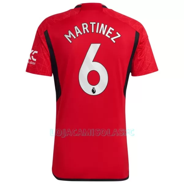 Camisola Manchester United Martinez 6 Homem Equipamento 1ª 2023/24