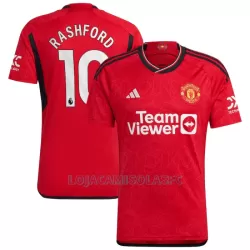 Camisola Manchester United Rashford 10 Homem Equipamento 1ª 2023/24 Camisola Manchester United Rashford 10 Homem Equipamento 1ª 2023/24