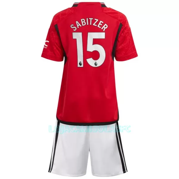 Camisola Manchester United Sabitzer 15 Criança Equipamento 1ª 2023/24