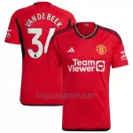 Camisola Manchester United Van De Beek 34 Homem Equipamento 1ª 2023/24