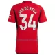 Camisola Manchester United Van De Beek 34 Homem Equipamento 1ª 2023/24