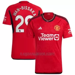 Camisola Manchester United Wan-Bissaka 29 Homem Equipamento 1ª 2023/24 Camisola Manchester United Wan-Bissaka 29 Homem Equipamento 1ª 2023/24