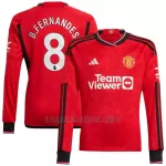 Camisola Manga Comprida Manchester United Bruno Fernandes 8 Homem Equipamento 1ª 2023/24