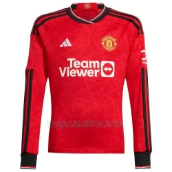 Camisola Manga Comprida Manchester United Criança Equipamento 1ª 2023/24