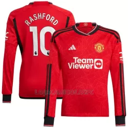 Camisola Manga Comprida Manchester United Rashford 10 Homem Equipamento 1ª 2023/24 Camisola Manga Comprida Manchester United Rashford 10 Homem Equipamento 1ª 2023/24