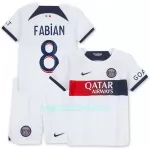 Camisola Paris Saint-Germain Fabian 8 Criança Equipamento 2ª 2023/24