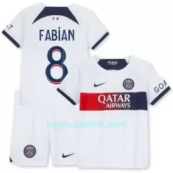 Camisola Paris Saint-Germain Fabian 8 Criança Equipamento 2ª 2023/24 Camisola Paris Saint-Germain Fabian 8 Criança Equipamento 2ª 2023/24