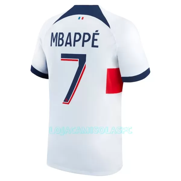 Camisola Paris Saint-Germain Mbappé 7 Homem Equipamento 2ª 2023/24